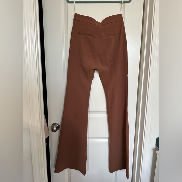 high-waisted flared trousers - Picture 9 of 10